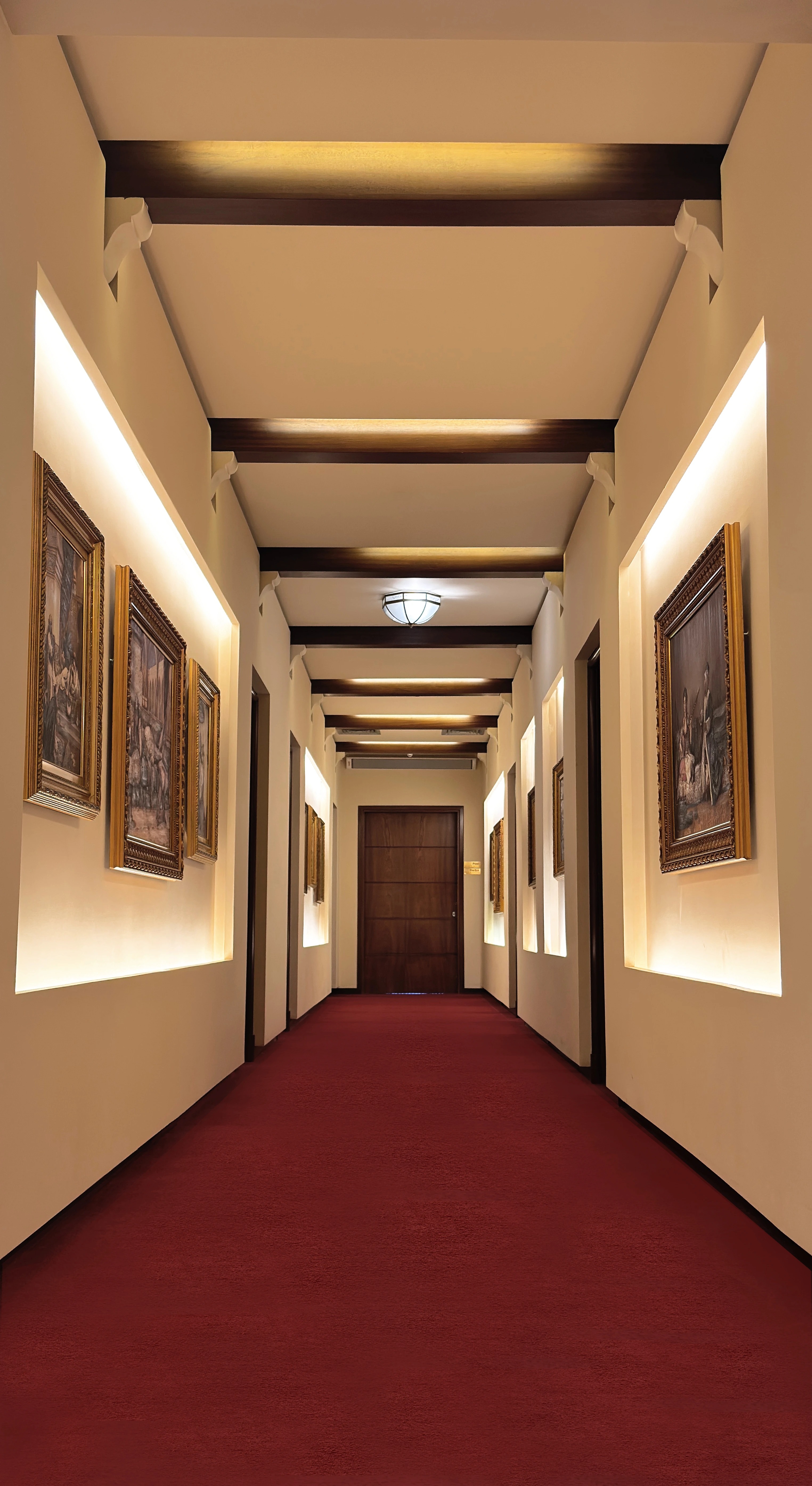 Modern architecture at Bzommar Palace Hotel